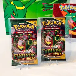 Pokemon Rayquaza Collector Lot - 2 Evolving Skies Packs + 2024 McDonalds Promo - Image 5