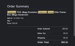 TCG: Mega Evolution Pokemon Center Elite Trainer Box (Mega Gardevoir) - Presale - Image 2
