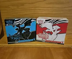 White Flare & Black Bolt Pokemon TCG ETB New Factory Sealed Lot Of 2 - Image 1