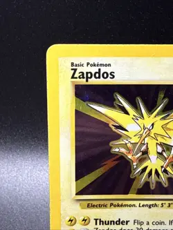 Zapdos 16/102 Holo Rare Pokemon 1999 Unlimited Base Set - Image 2