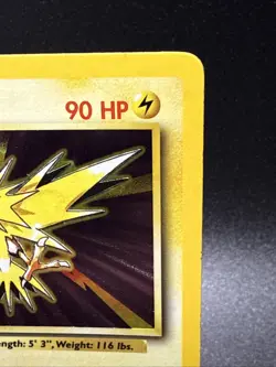 Zapdos 16/102 Holo Rare Pokemon 1999 Unlimited Base Set - Image 3