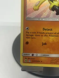 Pokemon TCG Riolu SV21/SV94 Hidden Fates: Shiny Vault Holo Rare NM - Image 5