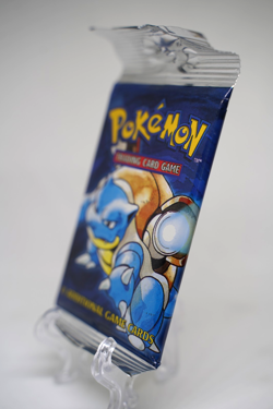 21.04g Pokemon Base Set Booster Pack Unlimited Blastoise WOTC TCG Vintage Sealed - Image 4