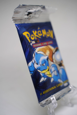 21.04g Pokemon Base Set Booster Pack Unlimited Blastoise WOTC TCG Vintage Sealed - Image 5