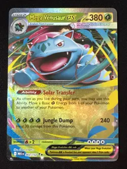 Mega Venusaur Ex 3/132 Mega Evolution MEG -Near Mint- Pokemon TCG - Image 1
