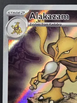 Pokemon TCG: Mega Evolution - Alakazam (MEP-009) ETB Black Star Promo *REGULAR* - Image 2