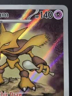 Pokemon TCG: Mega Evolution - Alakazam (MEP-009) ETB Black Star Promo *REGULAR* - Image 3