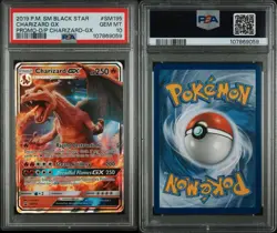 2019 Pokemon Charizard GX HOLO SM195 Black Star Promo Sun & Moon - PSA 10 GEM MT - Image 5