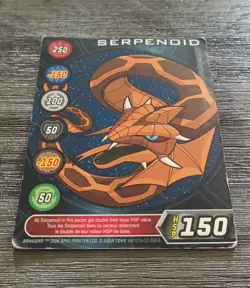 Bakugan Serpenoid HSP150 Magnetic Card 2006 Rare - Image 2