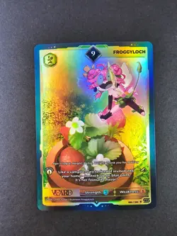 FroggyLoch 9 Holo 1st Edition Awakened Worlds Card GamerSupps VCard 090/250 - Image 1