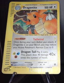 Pokemon Card - Dragonite 9/165 Expedition Base Set Holo Rare - Image 1