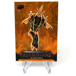 Marvel Card Electro 6 Orange /299 Fleer Upper Deck Renditions [NM] - Image 1