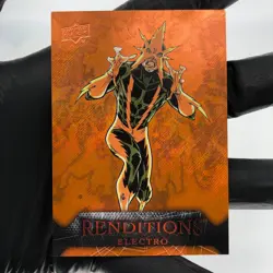 Marvel Card Electro 6 Orange /299 Fleer Upper Deck Renditions [NM] - Image 2