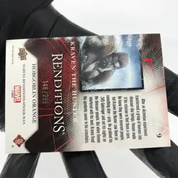 Marvel Card Kraven 9 Orange /299 Fleer Upper Deck Renditions [NM] - Image 4