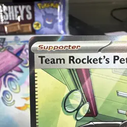 Pokemon Team Rockets Petrel Full Art Holo Card Ultra Rare Destined Rivals - Image 3