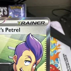 Pokemon Team Rockets Petrel Full Art Holo Card Ultra Rare Destined Rivals - Image 4