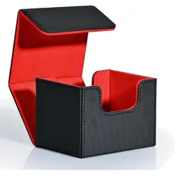 Card Deck Box for Trading Cards, MTG Commander Deck Box Holds 120+ Single Sle... - Image 1