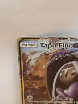 Tapu Fini GX 39a/147 Burning Shadows Alt Art Promo Rare Holo Pokemon Card LP - Image 2