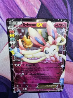 Pokemon Sylveon EX TCG RC21/RC32 Generations Holo Card NM Condition - Image 3