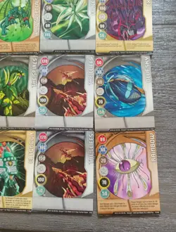 Bakugan Metal Card Lot Of 14. 2 Are Rare Serial Number Stamped Cards - Image 3