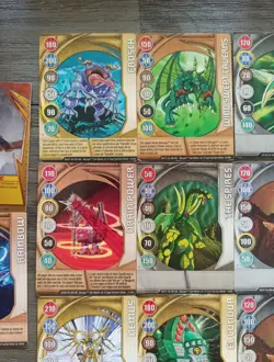 Bakugan Metal Card Lot Of 14. 2 Are Rare Serial Number Stamped Cards - Image 5