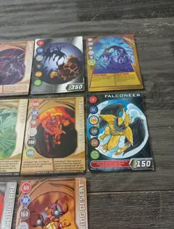 Bakugan 2008 2009 Magnetic Metal Card Lot Of 18 Cards 5 With Serial Stamp - Image 2