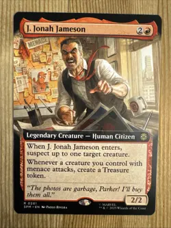 MTG J. Jonah Jameson Extended Art English SPM - Image 1