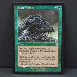 Beast Within - Foil Retro Frame - MTG Time Spiral Remastered - NM - Image 2