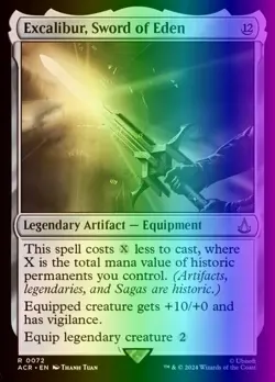 MTG Excalibur, Sword of Eden (72/315) Assassin's Creed LP FOIL THE BEST - Image 1