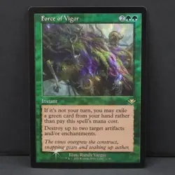 Force of Vigor - Foil Retro Frame - MTG Modern Horizons - NM - Image 2