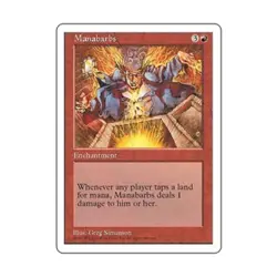 WOTC MtG 5th Ed Manabarbs (R) NM - Image 1