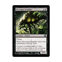 WOTC MtG Scars of Mirrodin Necrogen Scudder (U) (x4) NM - Image 1