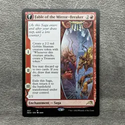 Fable of the Mirror-Breaker - Kamigawa Neon Dynasty (NEO) #357 NM Showcase MTG - Image 1