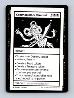 Common Black Removal Mystery Booster 2 Playtest Cards Non-Foil MTG NM - Image 1