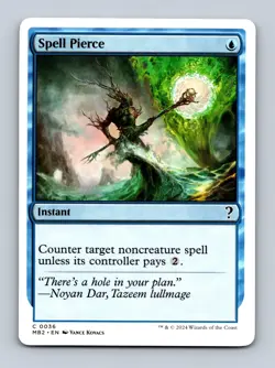 Spell Pierce (White Border) Mystery Booster 2 Non-Foil MTG NM - Image 1