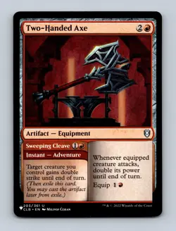 Two-Handed Axe The List Reprints Non-Foil MTG NM - Image 1