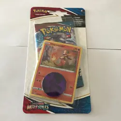 New Pokemon Holo Charmander Battle Styles Blister Pack + MewTwo Coin - Image 1