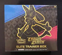 Pokemon Crown Zenith Elite Trainer Box ETB Factory Sealed, small tear see photos - Image 1