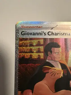 Giovanni's Charisma 204/165 Pokemon TCG S&V 151 Holo NM - Image 4