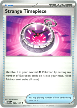 Strange Timepiece 128/132 - Mega Evolution - Pokemon - NM/M English - Image 1