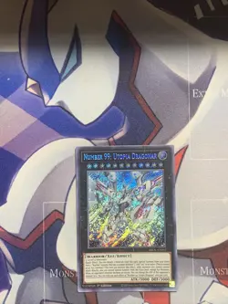 Yugioh Number 99: Utopia Dragonar BROL-EN057 Secret Rare 1st Ed NM - Image 1