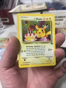 24 Black Star Promo Pokemon Card WOTC Holo 2000 NM CANDLE SWIRL - Image 3
