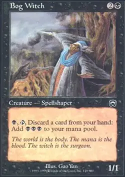 MTG magic cards 1x Bog Witch - Foil Mercadian Masques NM-Mint, English - Image 1