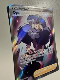 Pokemon TCG Opal Trainer Holo Full Art Card Supporter Vivid Voltage 184/185 - Image 3