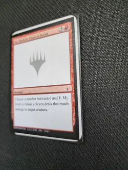 "My Deck Is About A Seven" 7 MagicCon Las Vegas Playtest Card "Unknown" Event - Image 2