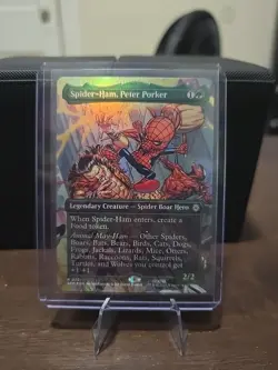 Spiderman Magic the Gathering Foil lot of 14 Mythic Borderless Rare Lot all foil - Image 2