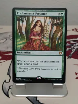 Enchantress's Presence Commander Wilds Of Eldraine #125 MTG Near Mint Rare - Image 1