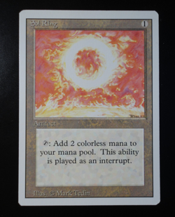 Sol Ring Revised Edition NM Near Mint MTG Magic the Gathering - Image 1