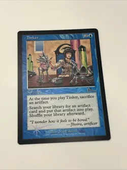 Tinker FOIL Urza’s Legacy Near Mint Never Played Mtg Magic The Gathering 1999 - Image 5