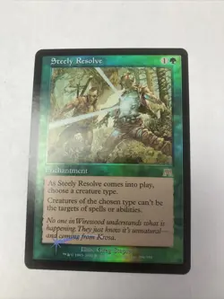 Steely Resolve Onslaught MP/HP Foil MTG - Image 1